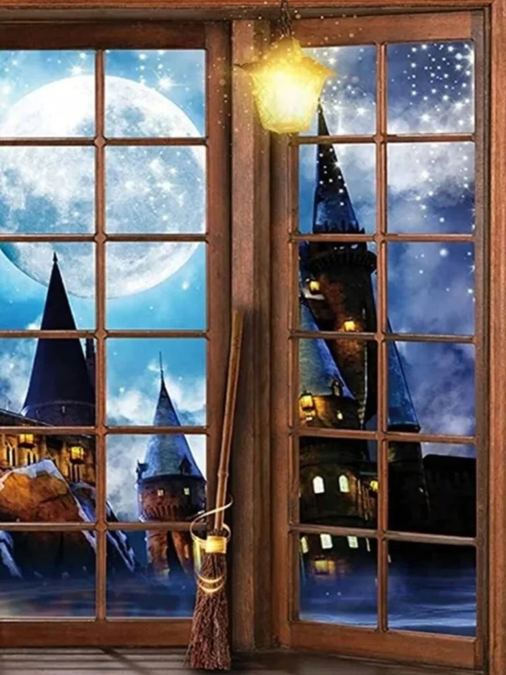 NEW FANTASY CASTLE WINDOW BACKDROP PROP MYSTERIOUS MEDIEVAL GOTHIC PALACE
